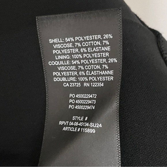 NWT Aritzia Wilfred Elegant Black Mini Dress, Size 6 - Picture 11 of 15